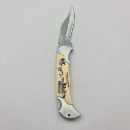 Briceag cu Deschidere Manuala, Model URS, Agatatoare, Otel, 19 cm