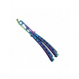 Cutit Fluture Fara Tais, Model Curbat, Desfacator Sticle, Chei Reglabile, 23 cm, Fade