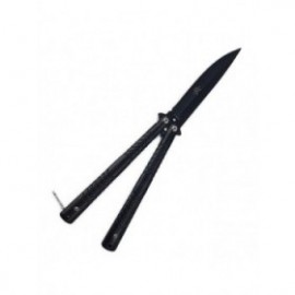 Cutit fluture butterfly, sageti, 25 cm, negru