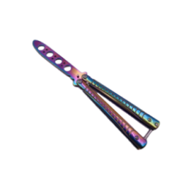 Cutit Fluture Pentru Antrenament, Model Crocodil, Fade, 22 cm