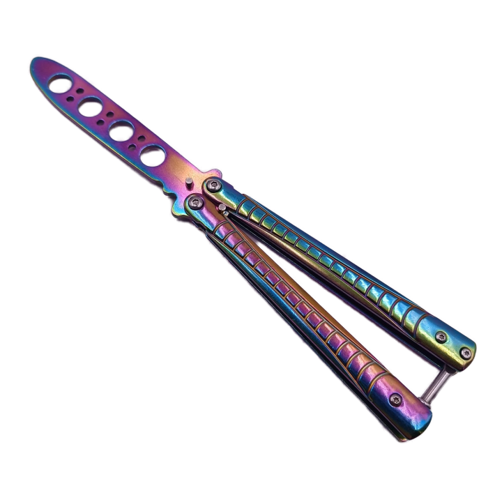 Cutit Fluture Pentru Antrenament, Model Crocodil, Fade, 22 cm