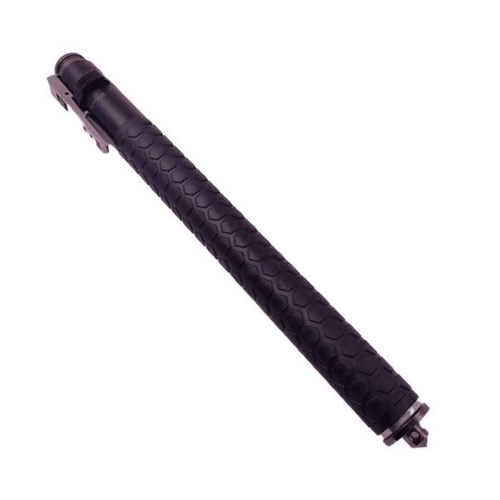 Baston Telescopic Automat, Otel, Husa, Spart Geam, Maner Anti Alunecare, 64 cm, Negru