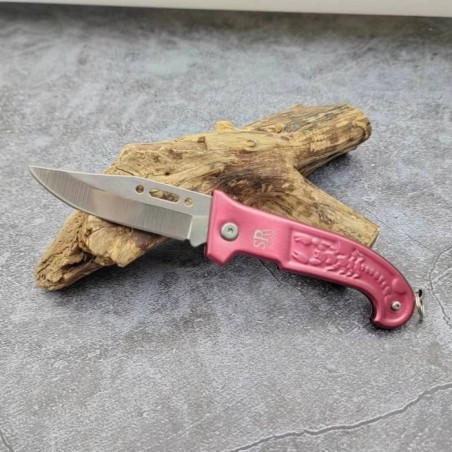 Briceag de buzunar, model scorpion, rosu, 16 cm