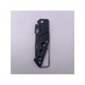 Briceag cu 3 Gauri si Agatatoare din Otel Inoxidabil, Deschidere Manuala, 16 cm, Negru 2