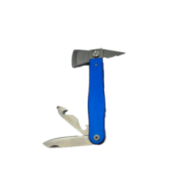 Mini Toporas cu Cap Rotativ, Multifunctional, Prindere Curea, Husa, 16 cm, Albastru 2