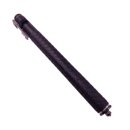 Baston Telescopic Automat, Otel, Husa, Spart Geam, Maner Anti Alunecare, 50 cm, Negru