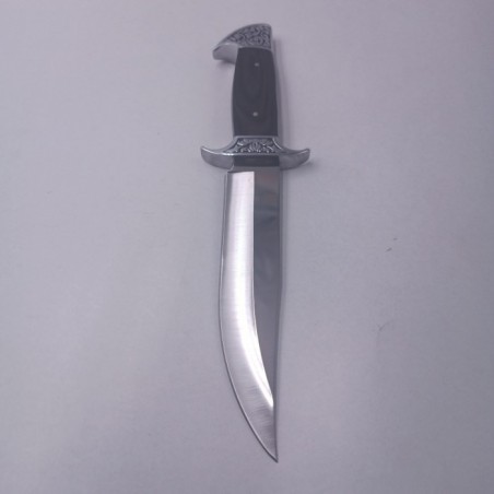 Cutit de Vanatoare cu Lama din Otel, Maner Lemn, Husa Textila, 31 cm