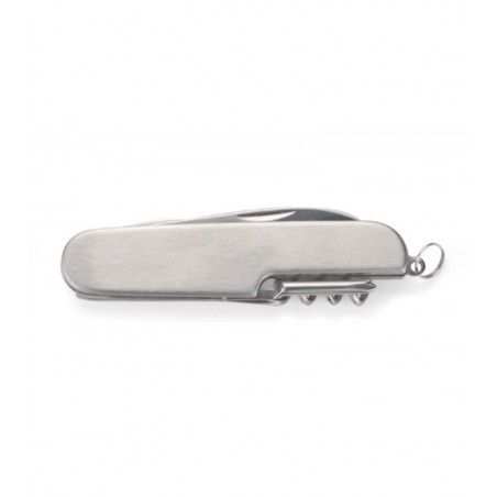 Briceag Multifunctional, 5 in 1, 90 x 20 mm, Otel Inoxidabil, Argintie