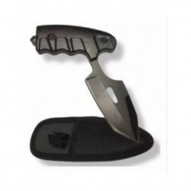 Cutit Vertical, Varf si Tais Ascutite, Husa Textila, Agatatoare, 16 cm 2