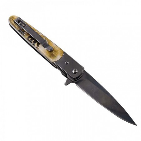 Briceag Deschidere Manuala din Otel, Sistem Prindere Curea, Model Urs, 20 cm