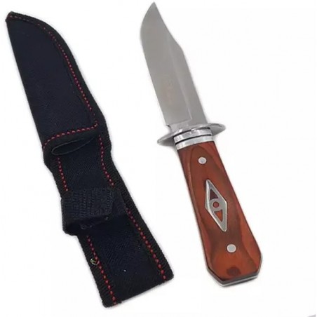 Cutit vanatoare 20 cm, maner garda, husa