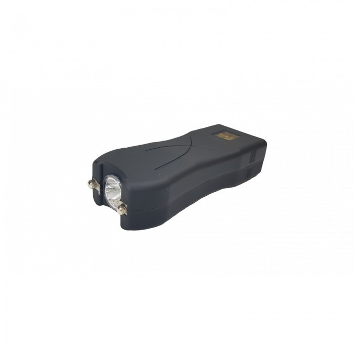 Lanterna cu electrosoc si acumulator de buzunar, Dalimag, negru, 10 cm, husa