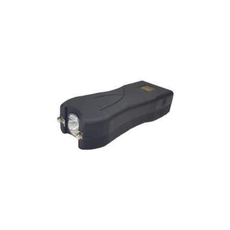 Lanterna cu electrosoc si acumulator de buzunar, Dalimag, negru, 10 cm, husa